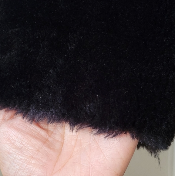 NWT J. Crew Faux Fur Women's Black Peacoat Size XXS - Picture 6 of 12